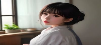 外婆与孙女在院子里摘菜的温馨场景，阳光洒在菜园里，两代女性的亲情画面朴实动人